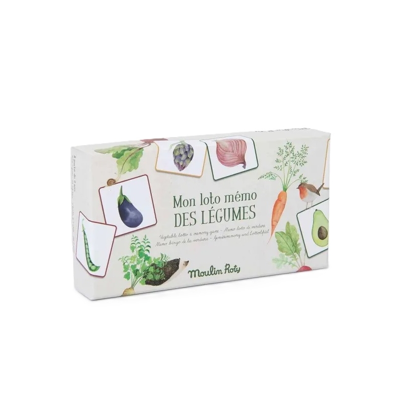 Le jardin du moulin - Mon loto mémo des légumes