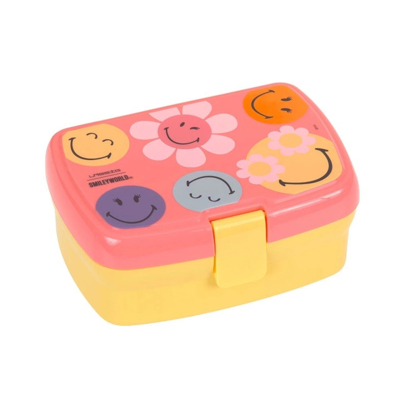 Smiley World - Boite à tartines rose