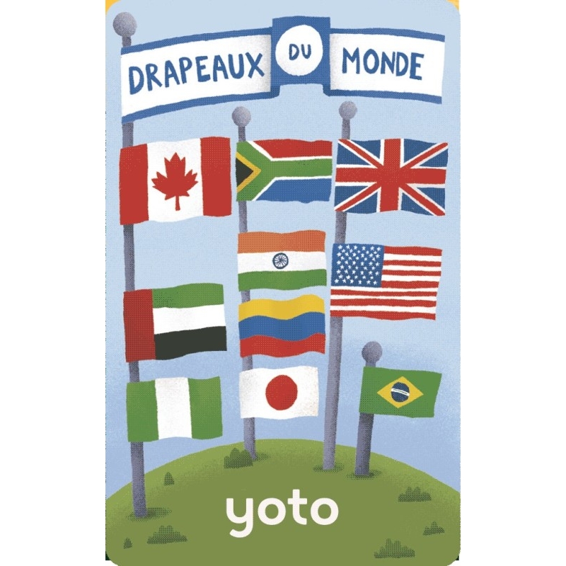 Yoto - Carte Les drapeaux du monde