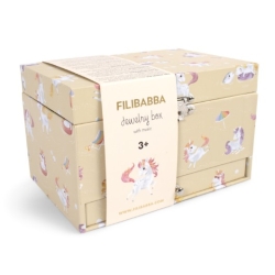 Filibabba - Boîte à bijoux musicale licorne