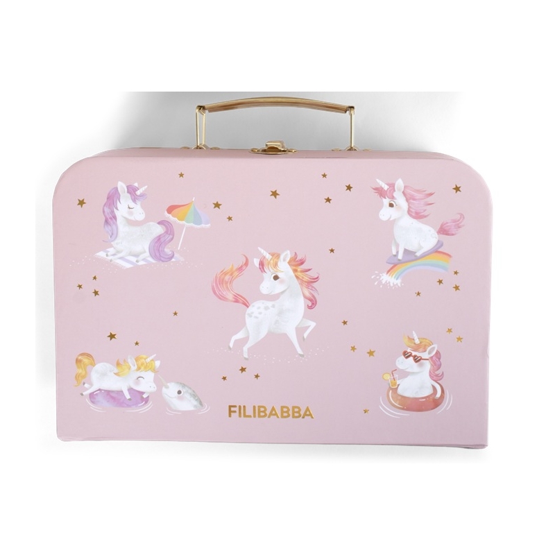 Filibabba - Grande valise licorne