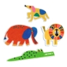 60 gommettes en feutrine - Des animaux partout!