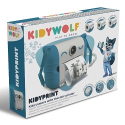Kidyprint - Appareil photo avec imprimante bleu