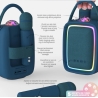 Enceinte & Karaoké Lumineuse - Singy Party Bleu Navy