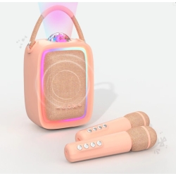 Enceinte & Karaoké Lumineuse - Singy Party Pink