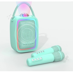 Enceinte & Karaoké Lumineuse - Singy Party Bleu