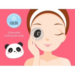 Disques rafraichissants yeux - Panda