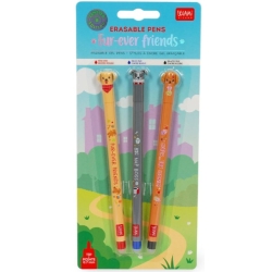 3 Stylos à encre effaçable - Fur-ever Friends