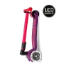 Trottinette Micro Maxi deluxe pliable led - Néon rose mauve