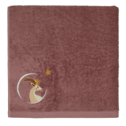Serviette 70x140 - Gazelle bois de rose