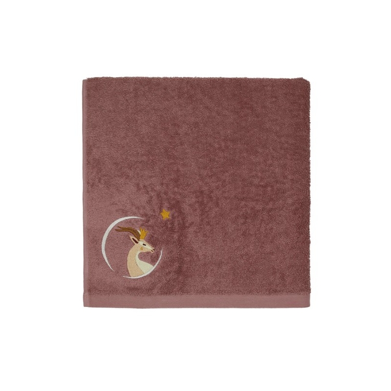 Serviette 70x140 - Gazelle bois de rose