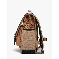Sac à dos 2 compartiments - Tan léopard