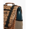 Sac à dos 2 compartiments - Tan léopard
