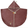 Cape de bain velours - Gazelle bois de rose