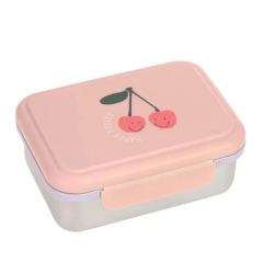 Boite à tartines en inox - Happy fruits Cerise