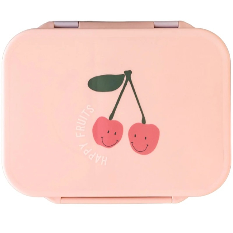 Boîte à gouter Bento  - Happy Fruits Cerise
