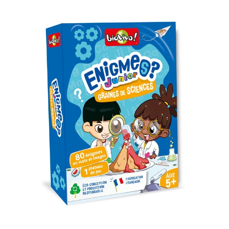 Enigmes Junior -  Graines de sciences