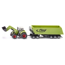 Tracteur avec chargeur frontal et benne basculante Siku