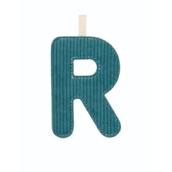 Lettre en tissu phosphorescente - R