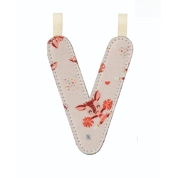 Lettre en tissu phosphorescente - V