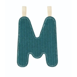 Lettre en tissu phosphorescente - M