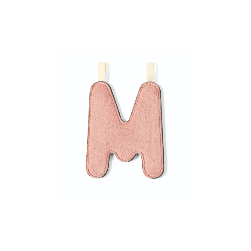 Lettre en tissu phosphorescente - M