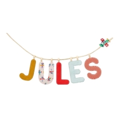Corde pour lettres Lilliputiens - Jules en avion