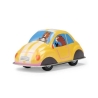 Les jouets métal - Voiture à friction jaune