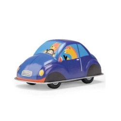 Les jouets métal - Voiture à friction bleue