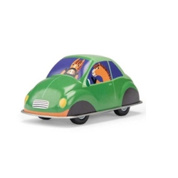 Les jouets métal - Voiture à friction verte