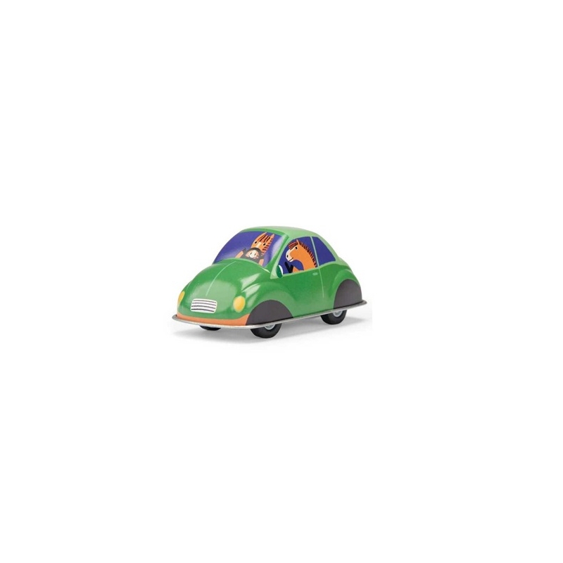 Les jouets métal - Voiture à friction verte