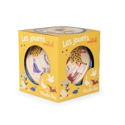 Les jouets métal - Grande toupie Ferme