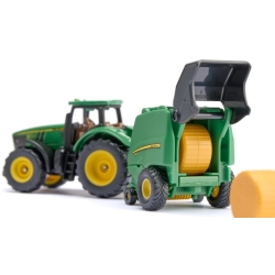 Siku - Tracteur avec presse à ballots