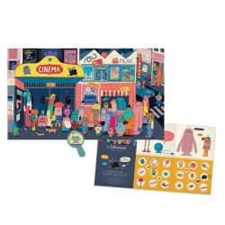 Puzzle 200 pièces - Les schmouks Tous au cinoche!