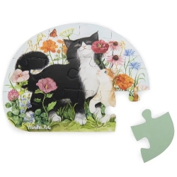 Puzzle 4 x 12 pièces - Lesanimaux du jardin