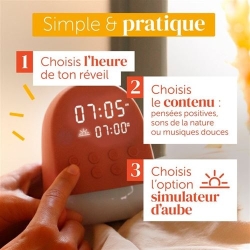 Réveil simulateur de lumière SUN