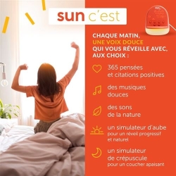 Réveil simulateur de lumière SUN