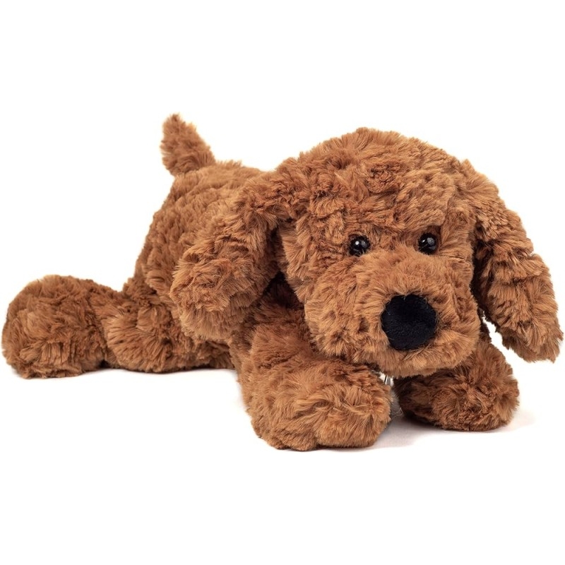 Chien couché 28 cm