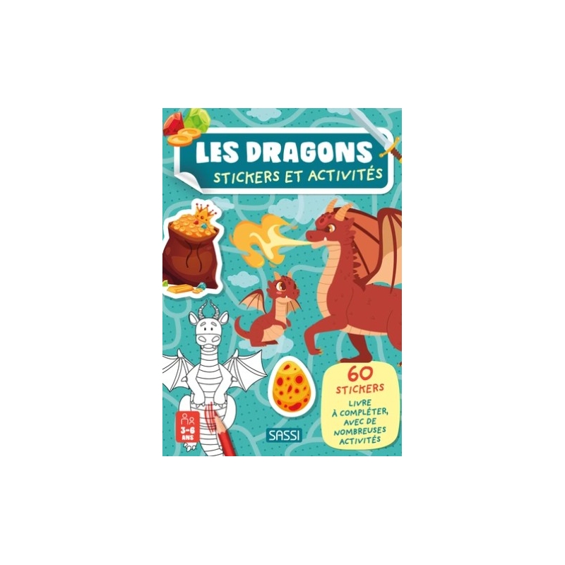 Stickers et activités - Les dragons