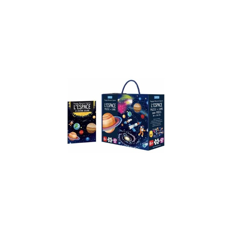 Puzzle Voyage, découvre, explore 200 pcs - L'espace
