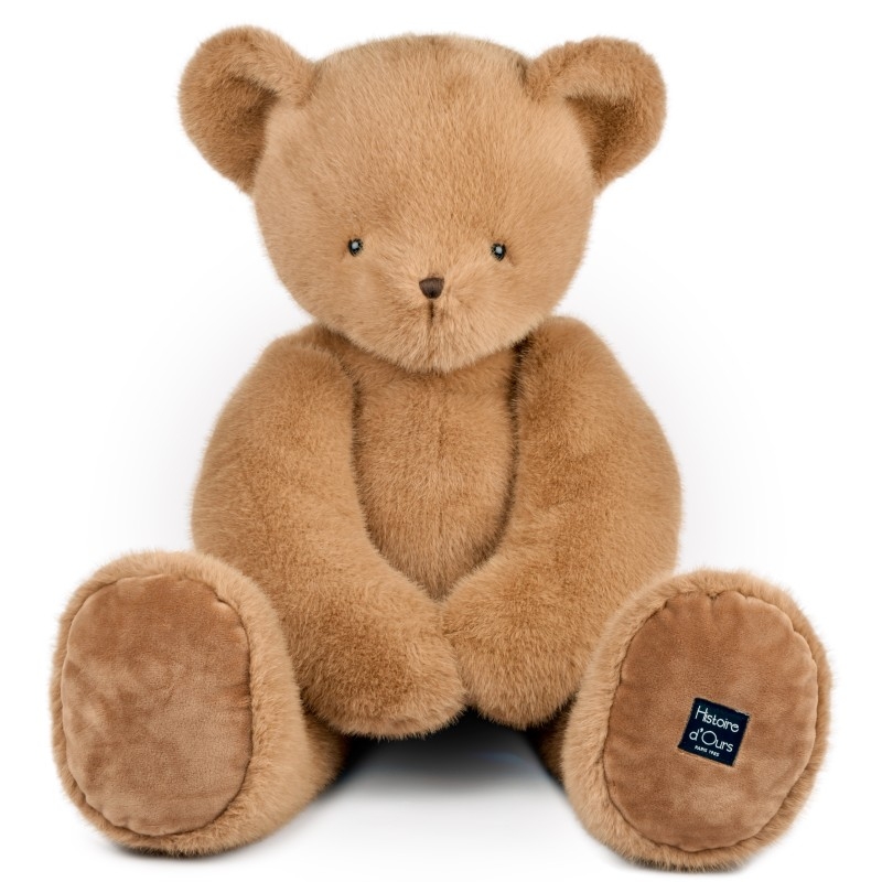 Ours en peluche - Clémentin Praline Cacahuète 80 cm