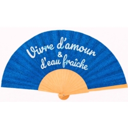 Eventail - Vivre d'amour & d'eau fraîche