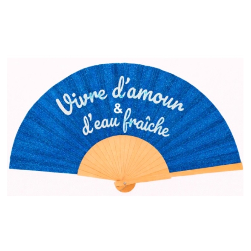 Eventail - Vivre d'amour & d'eau fraîche