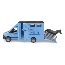 Camion Bétaillère Mercedes Benz Sprinter avec un cheval