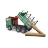 Camion de transport de bois MAN avec grue de chargement