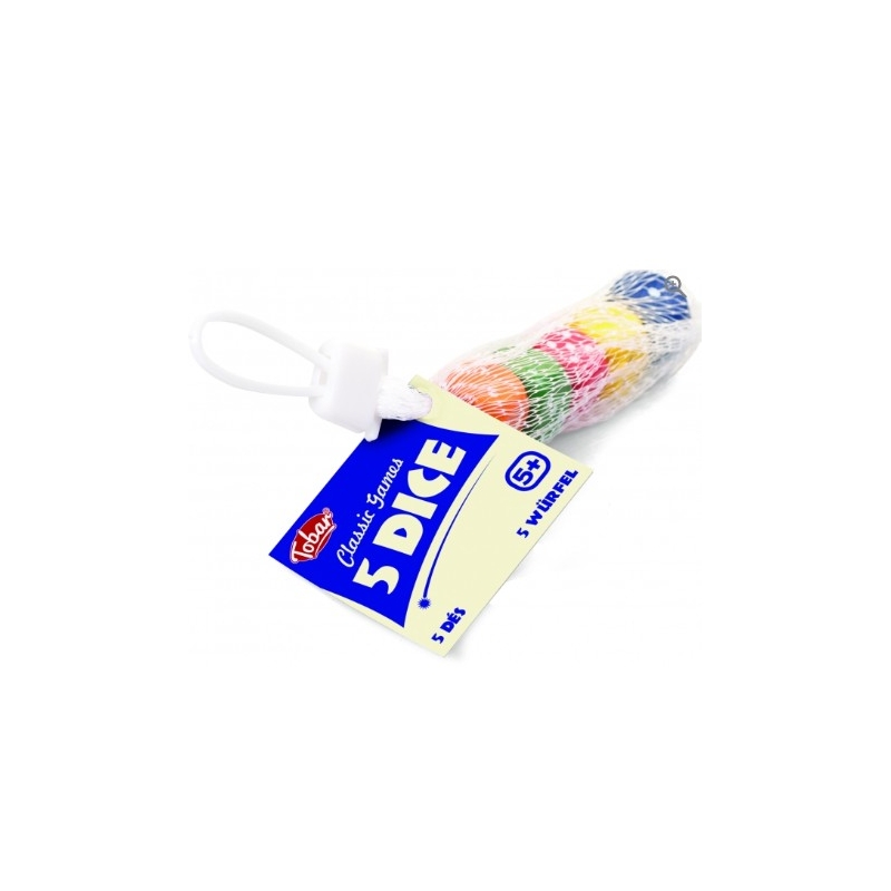 Dés en bois 5 pièces