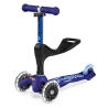 Trottinette Micro Mini 3en1 Deluxe LED Bleu