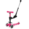 Trottinette Micro Mini 3en1 Deluxe LED Rose