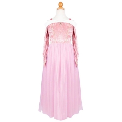 Déguisement - Robe de princesses velours rose 3/4 ans