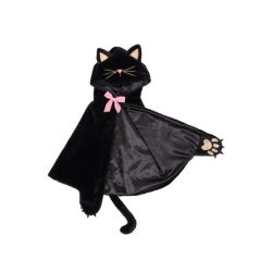 Déguisement - Cape de chat noir 2/3 ans